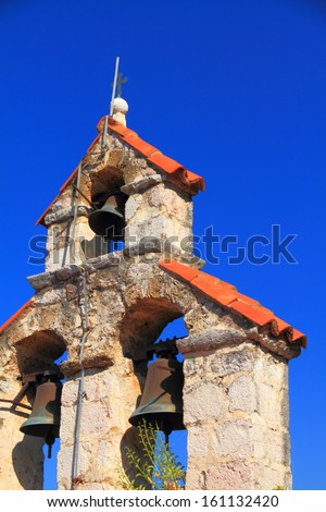 Bells on the Mediterranean church tower