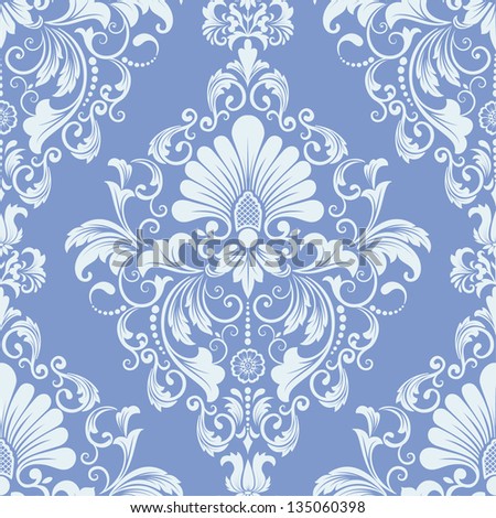 Vector damask seamless pattern element Elegant luxury texture for wallpapers backgrounds and page fill Vector damask seamless pattern element Elegant luxury texture for wallpapers backgrounds and page fill