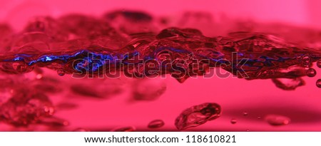 Boiling water in the red