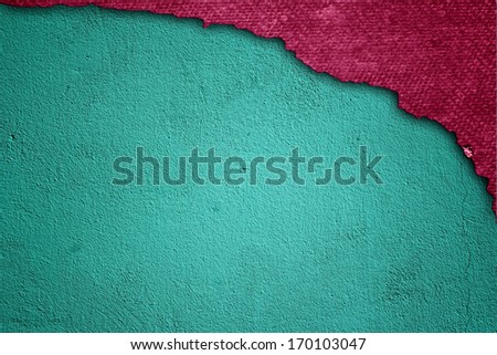 concrete wall with a splinter of slate- background