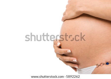 pregnant women belly. stock photo : pregnant women