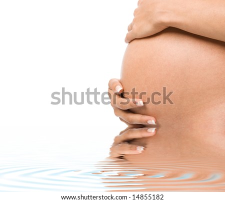 pregnant women belly. stock photo : pregnant women