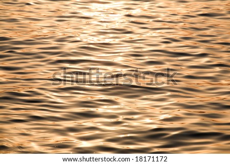 abstract water background in orange colour
