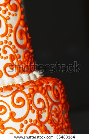 stock photo Wedding cake with an Indian flare