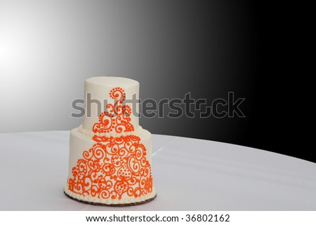 Wedding cake with an Indian flare