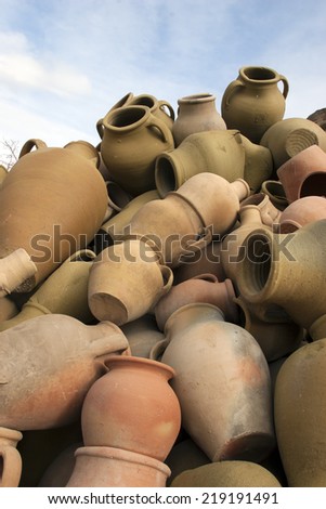Broken or Rejected pieces of pottery