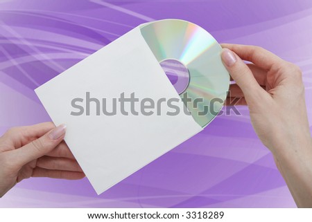 blank envelope for cd