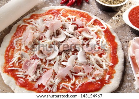 pizza preparation