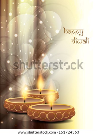 religious sparkling light brown color background design for diwali festival with beautiful lamps vector illustrator religious sparkling light brown color background design for diwali festival with beautiful lamps vector illustrator