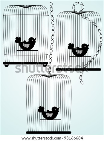 Illustrated Bird Cage