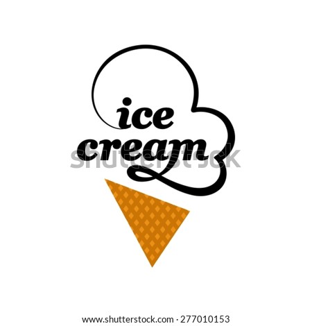 Ice Cream Logo Template Vectores en stock 277010153 : Shutterstock