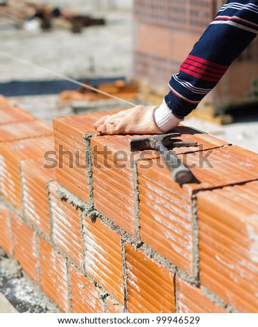 Brick wall making