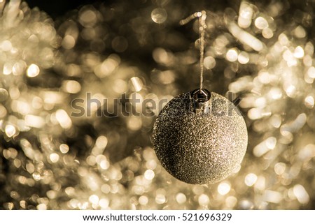 Christmas toy with magic background