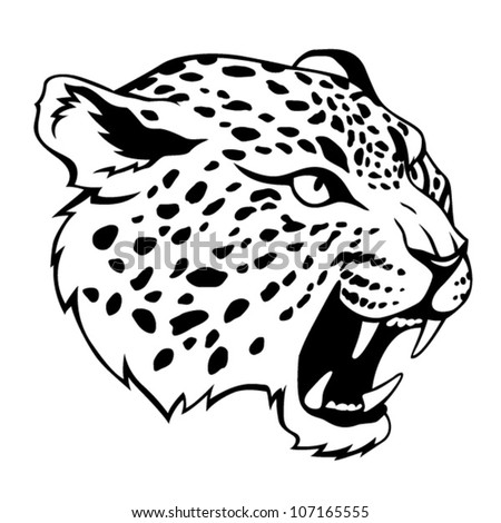 Jaguar Head Banco de ilustração vetorial 107165555 : Shutterstock