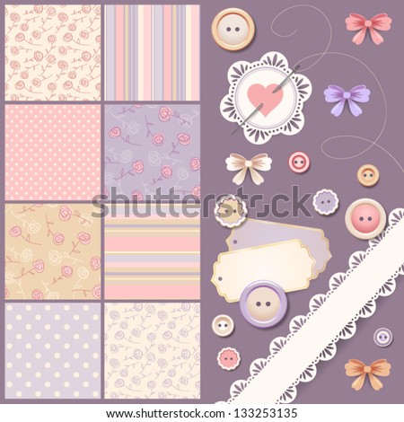 Scrapbook design elements Scrapbook design elements