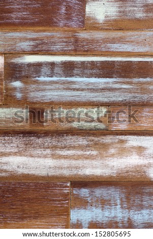detail of abstract art color wood wall white blue green