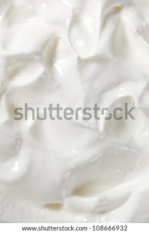 Fresh sour cream background