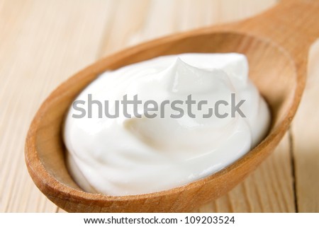Fresh sour cream