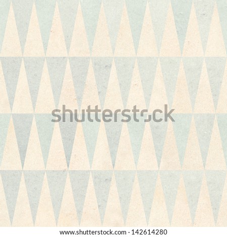 Seamless geometric pattern on paper texture. Basic shapes backgrounds collection