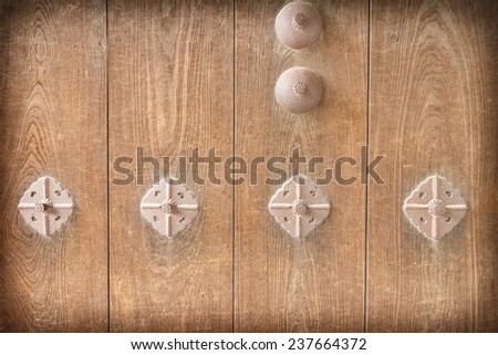 Detail of Japanese door