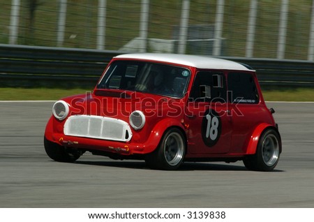 stock photo : Classic car race