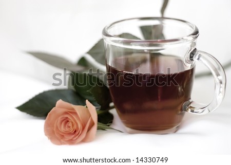 flower and tea