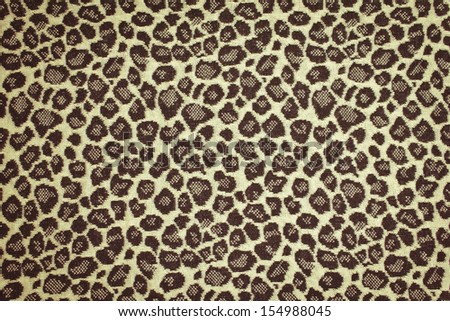 Seamless Leopard Pattern Background