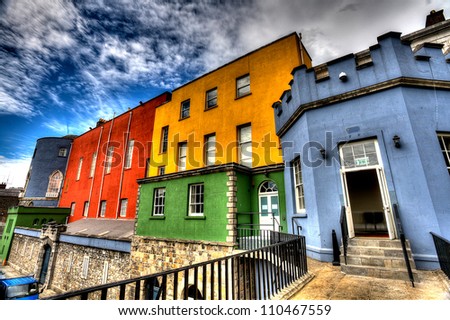 Colorful Buildings - Dublin Castle, Dublin Ireland
