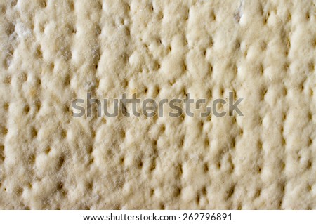 Frozen ready-made pizza dough for background