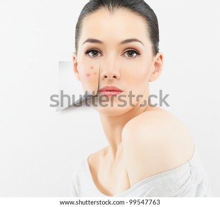 a beauty girl on the grey background a beauty girl on the grey background