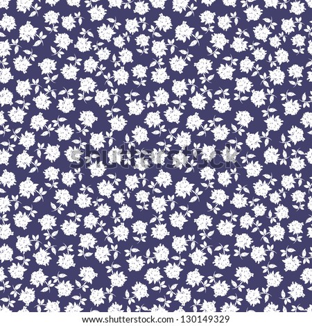 Small Blue Flowers Fabric Patterns