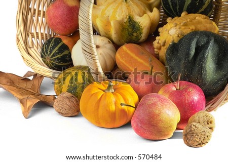 Fall decoration close-up