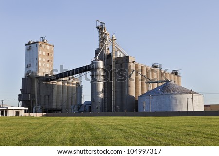 A Grain Co-op Feed Mill Facility in Illinois