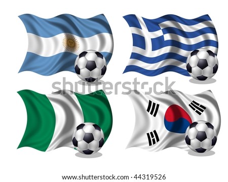 Soccer Teams Flags