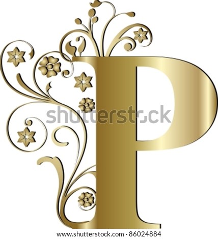 letter gold a