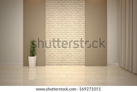 Modern living room bright beige shades