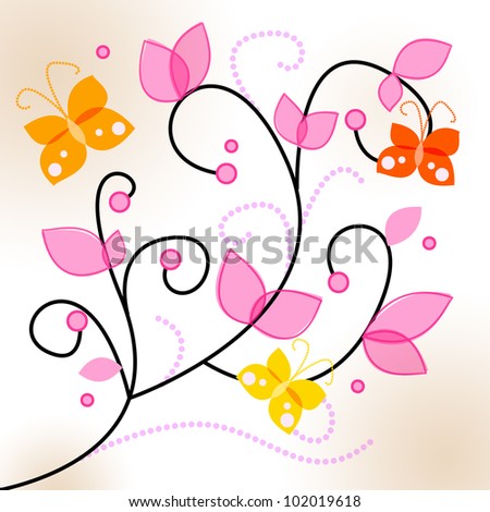 Flower Abstract background