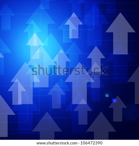 Abstract arrow sign background