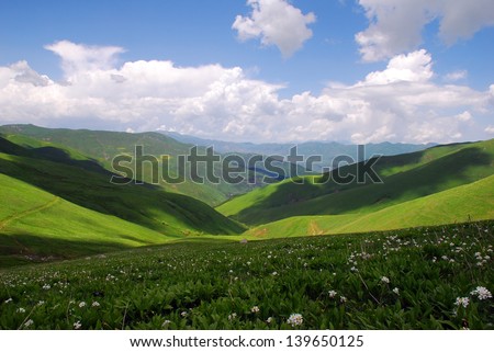 mountain spring in the mountains of Armenia