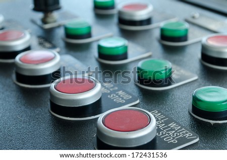 control panel use for control boat