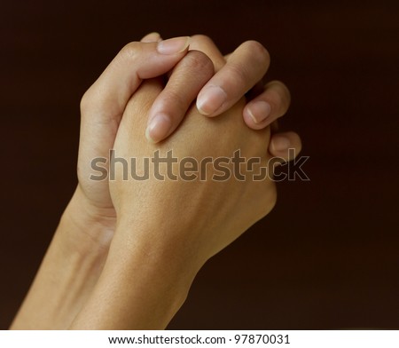 prayer hand waiting for an answer