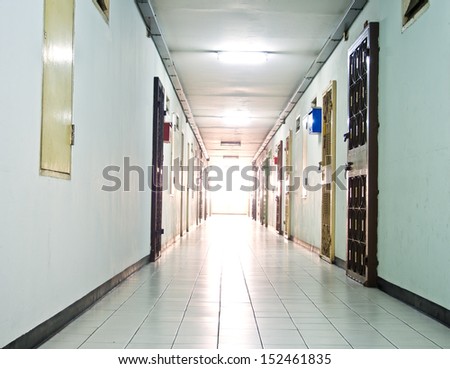 long walkway into the light, resident Corridor.