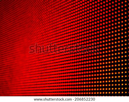 defocus of red LED on panel, abstract background