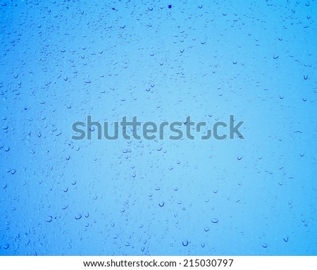 rain droplet on window glass