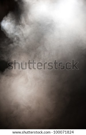 Abstract background of smokefilled air lit through the haze by overhead lights such as might be found at a live performance Abstract background of smokefilled air lit through the haze by overhead lights such as might be found at a live performance