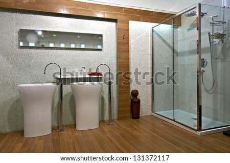 Interior of bathroom Interior of bathroom