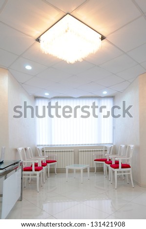 Clinical interior or reception - waiting room