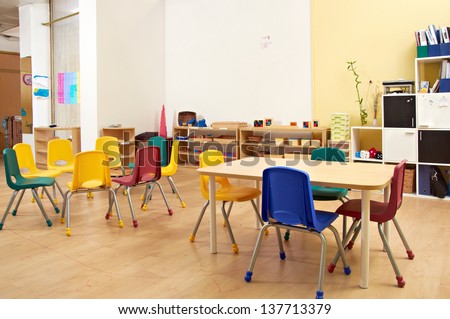 Kindergarten Preschool Classroom Interior