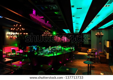 Interior Of A Night Club