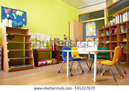 Kindergarten Preschool Classroom Interior Kindergarten Preschool Classroom Interior